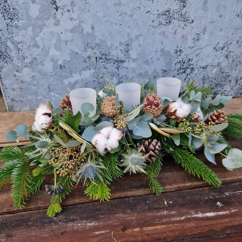Neutral Winter Centrepiece
