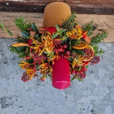 Christmas Glow Candle Design