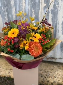 Autumn Aqua Hand Tied