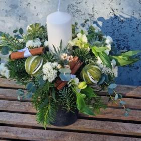 Winter Glow Candle Design