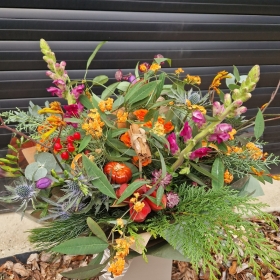 Festive Flame (Aqua Hand Tied)