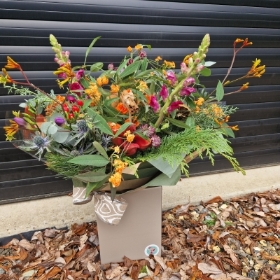 Festive Flame (Aqua Hand Tied)