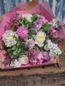 Peony Paradise Hand Tied