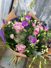 Purple Rain Hand Tied Bouquet